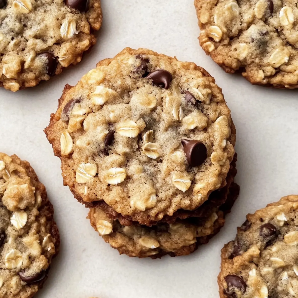 Chocolate Chip Oatmeal Cookies