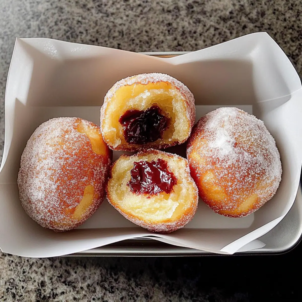 Filled Sourdough Donuts
