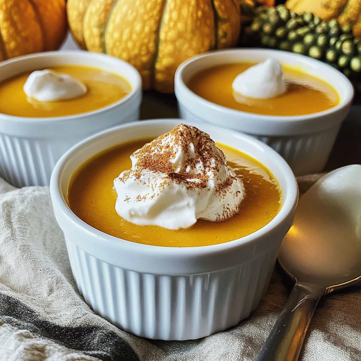 Spiced Kabocha Squash Custard