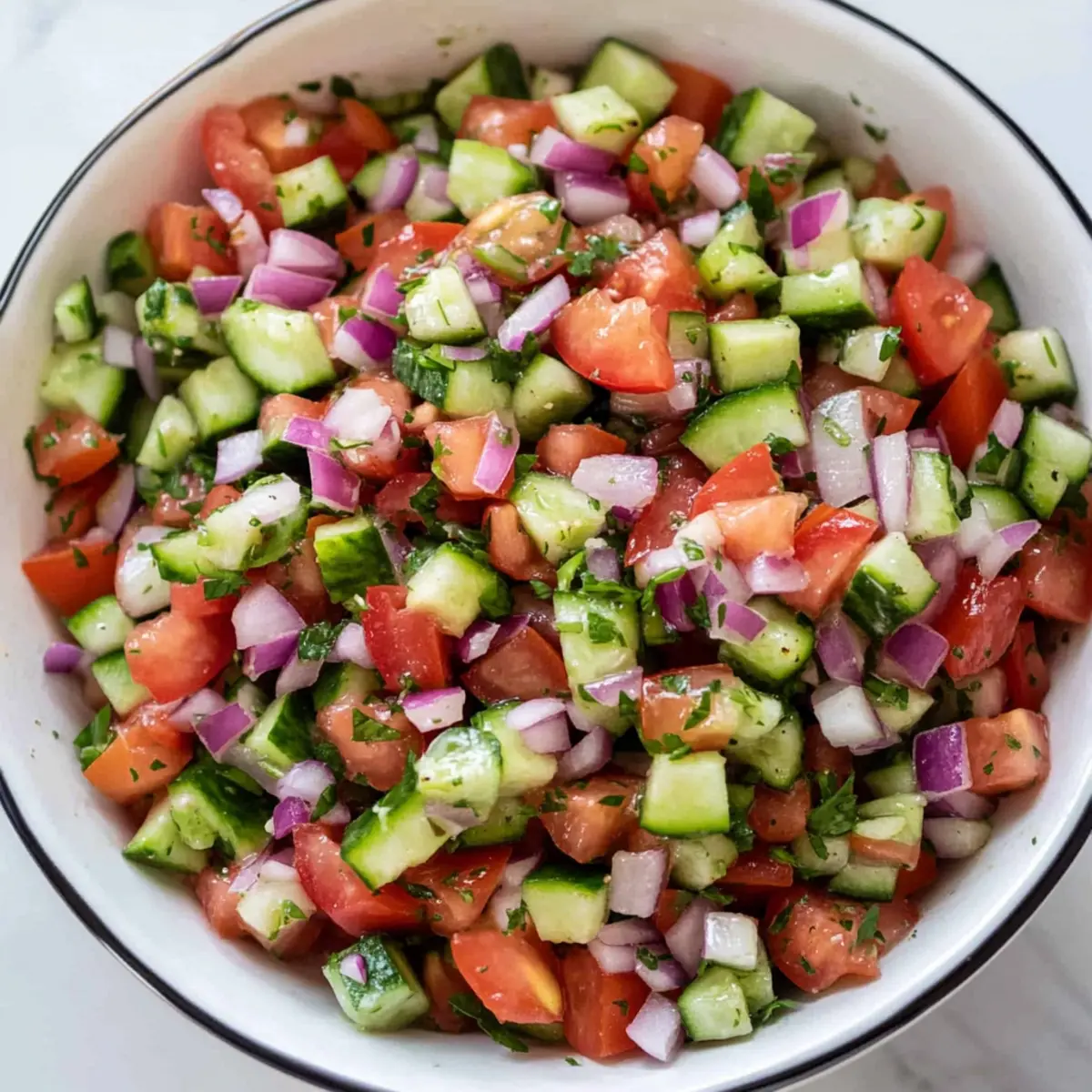 Persian Shirazi Salad