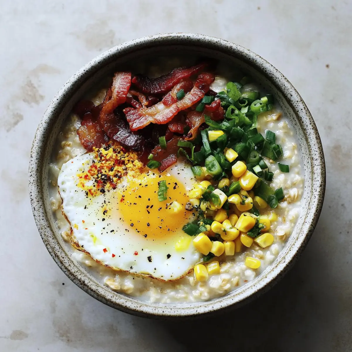 savory oatmeal, two ways