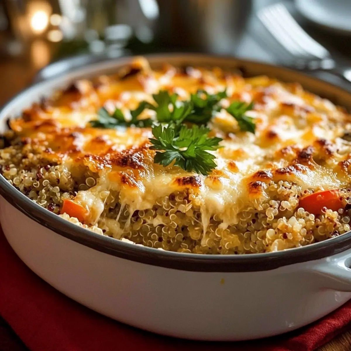 Veggie-Packed Quinoa Casserole
