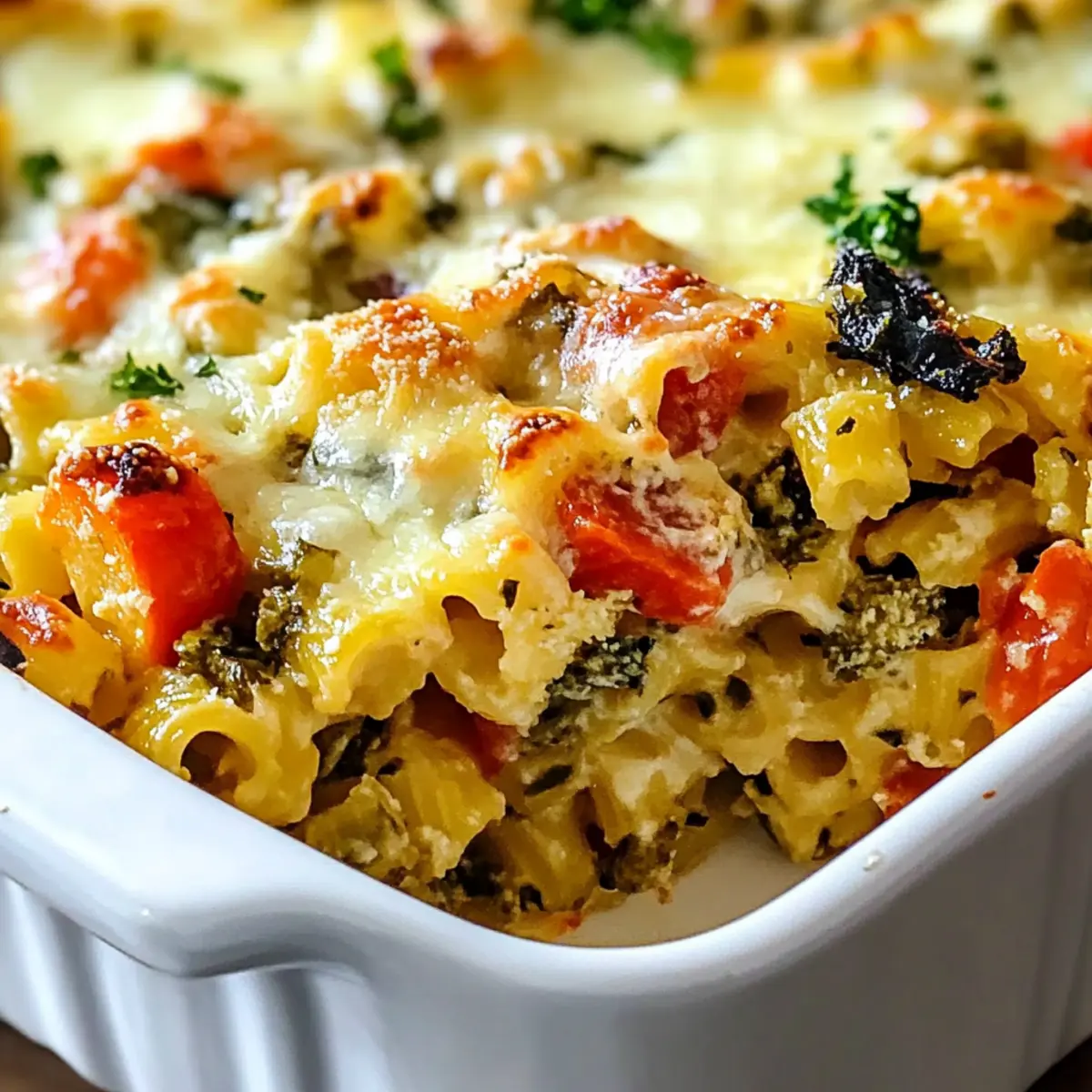 Mediterranean Vegetable Pasta Bake