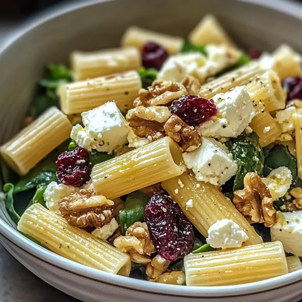 Feta & Cranberry Rigatoni Salad
