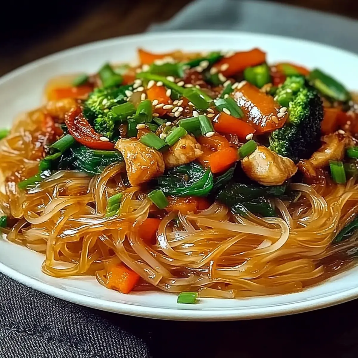 Rice Noodle Stir-Fry