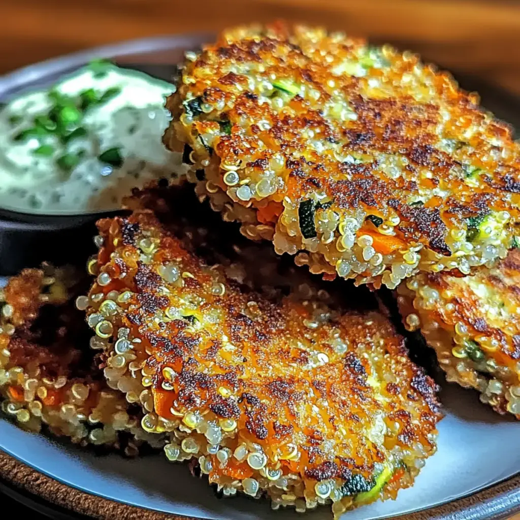 Crunchy Quinoa Veggie Patties