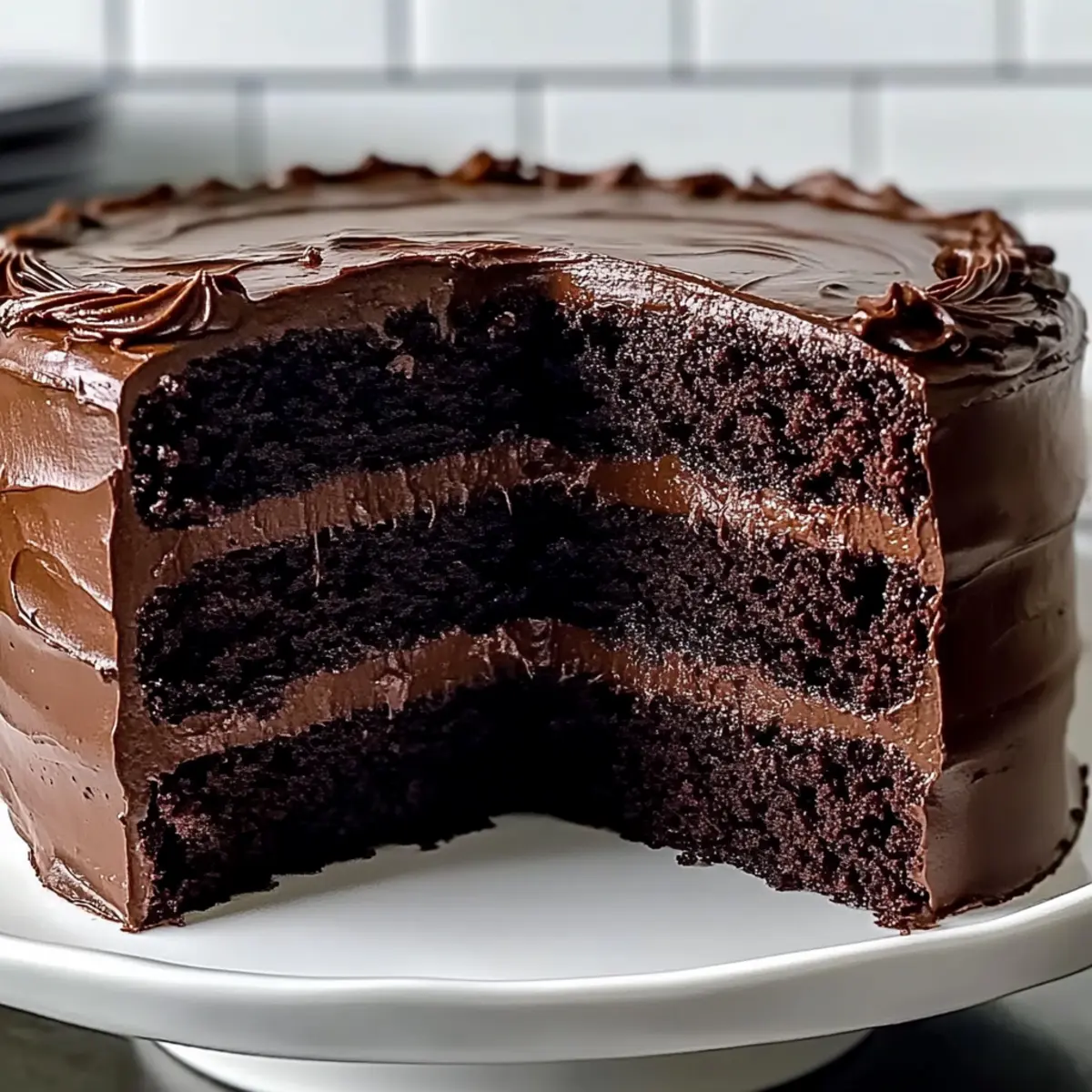 Decadent Fudgy Chocolate Cake