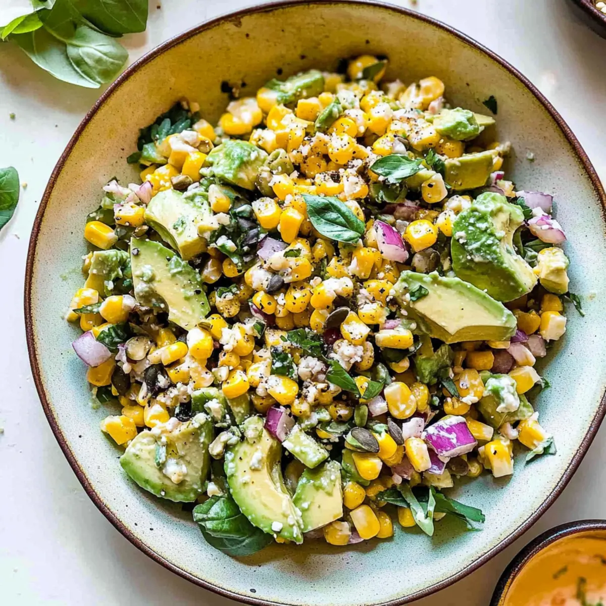 Avocado Corn Salad