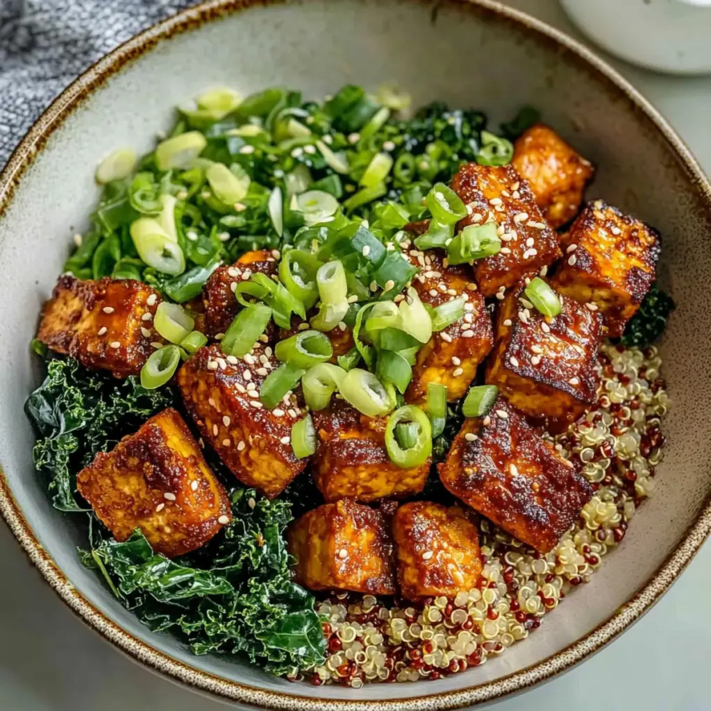 Chili Crunch Tofu Bowls