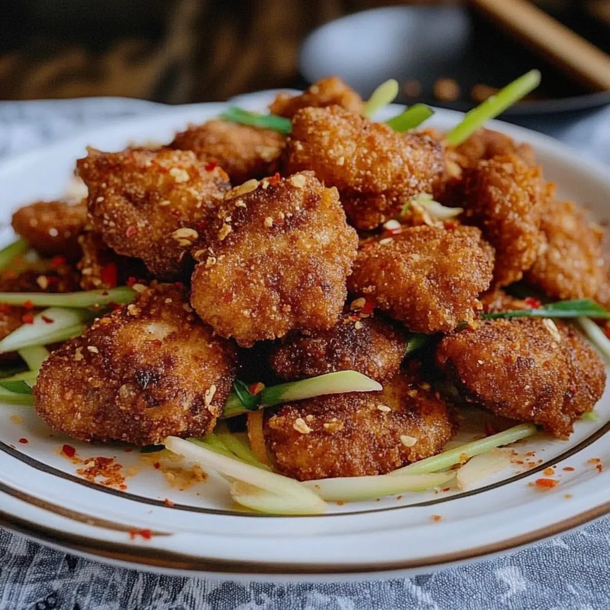 Chicken Nuggets with Sichuan Spices
