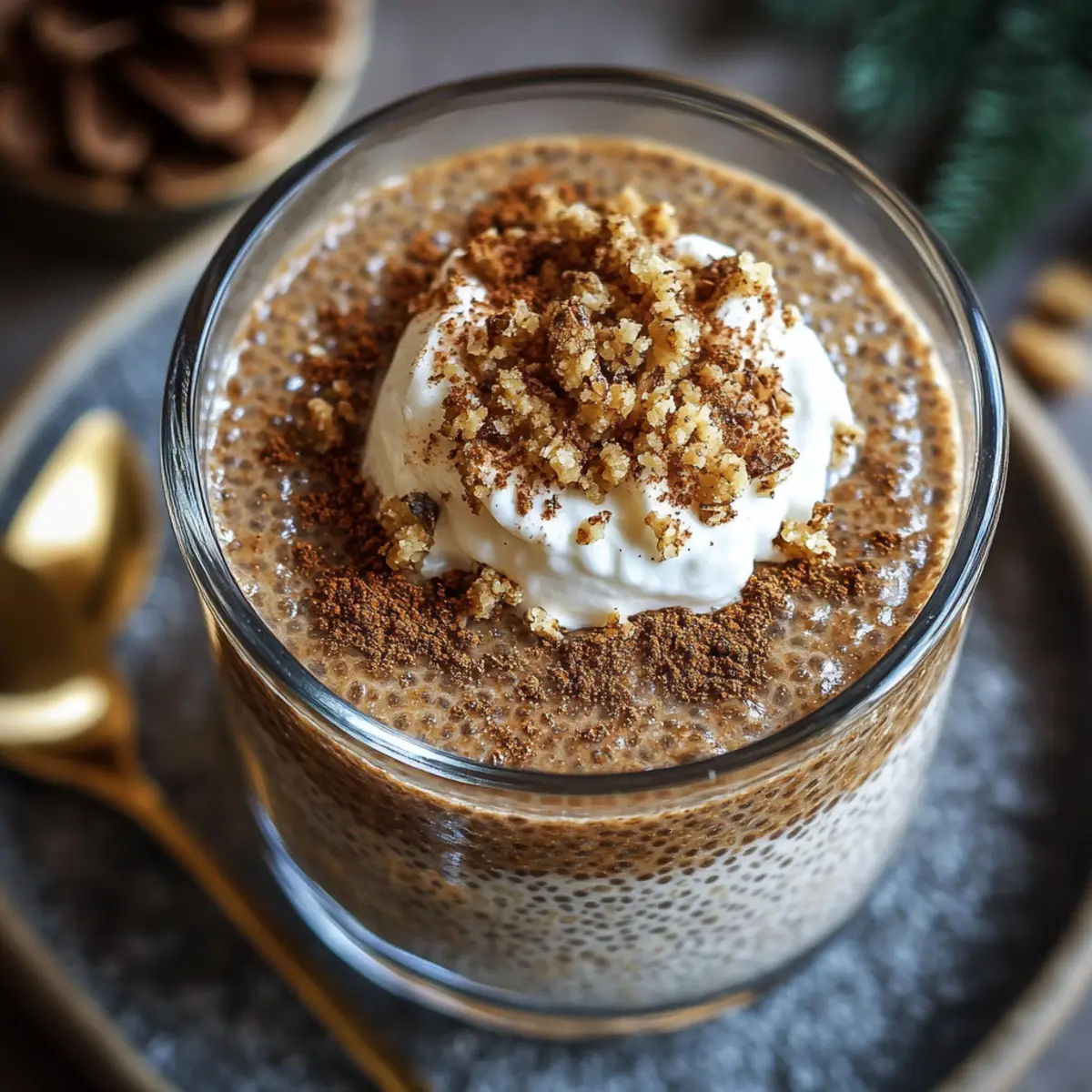 Gingerbread Chia Pudding