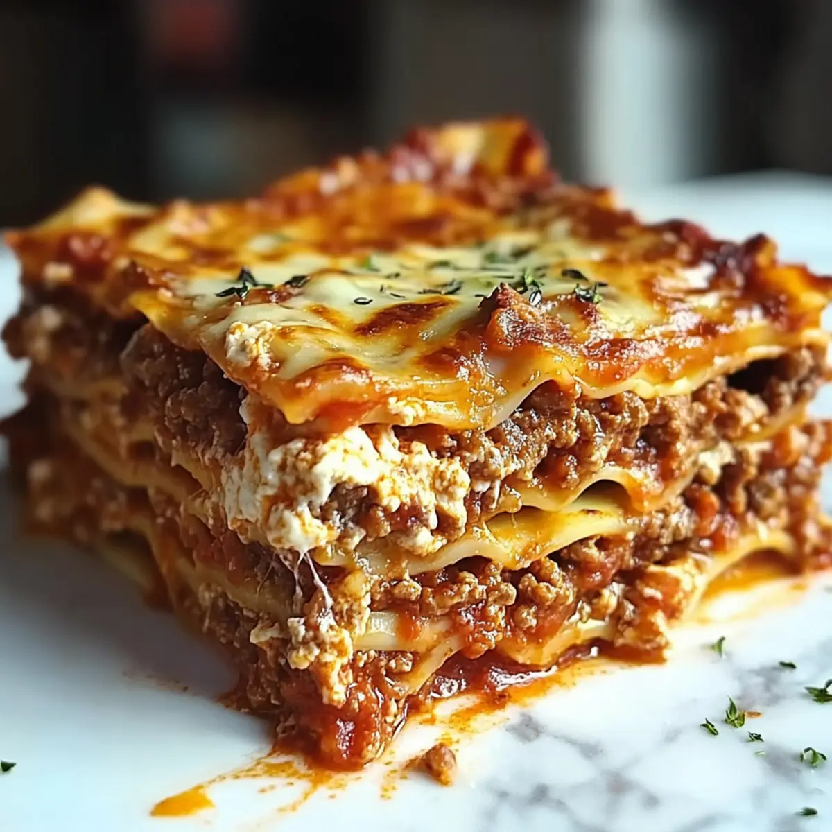 Classic Homemade Lasagna