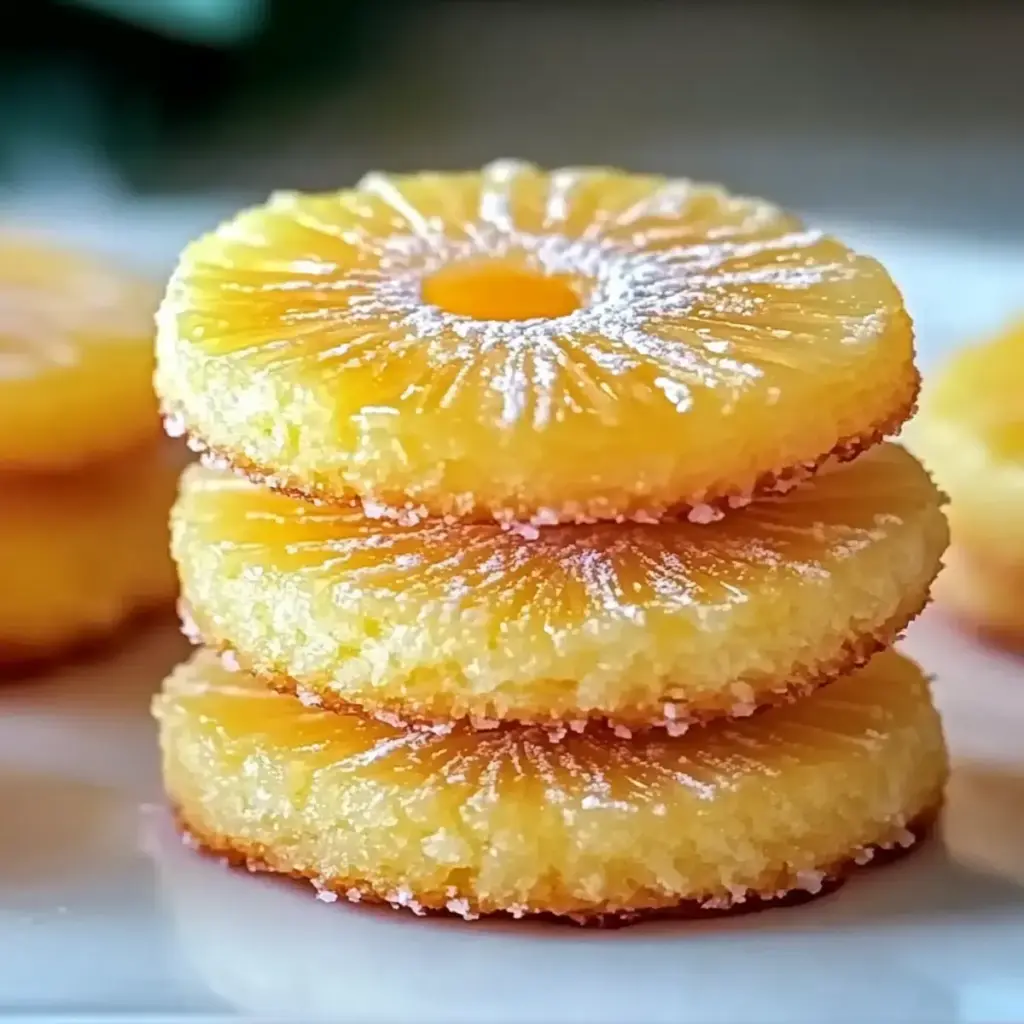 Pineapple Upside Sugar Cookies