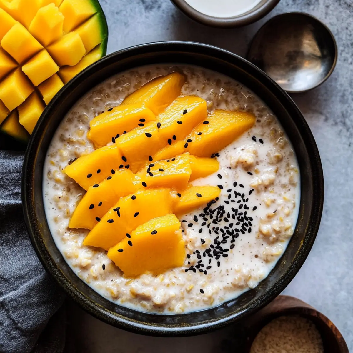 Mango Sticky Rice Oatmeal