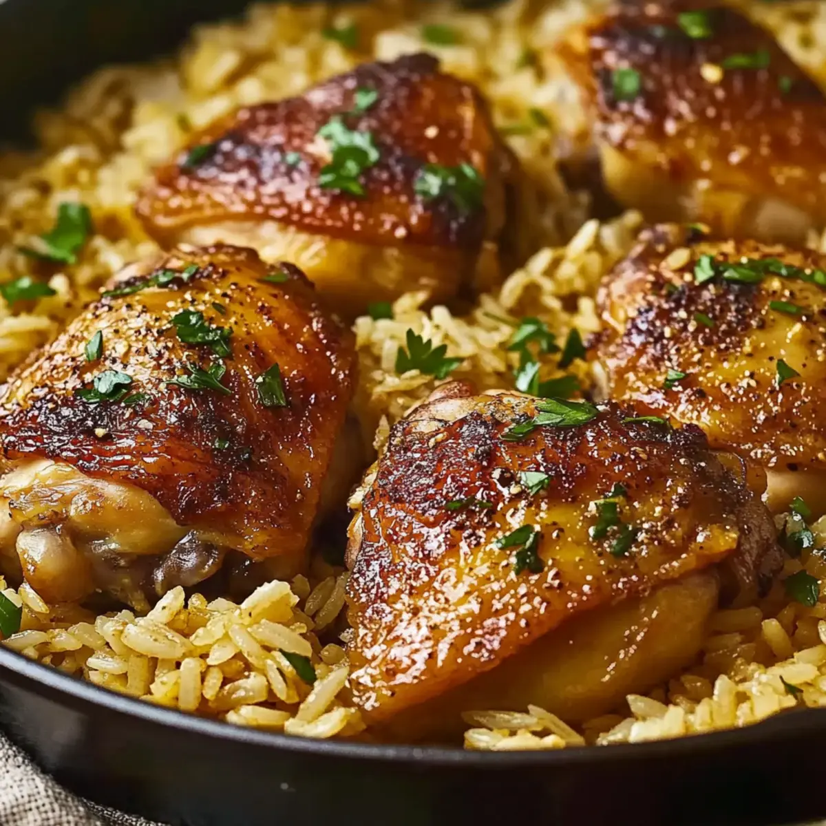 Chicken Thighs and Rice Recipe