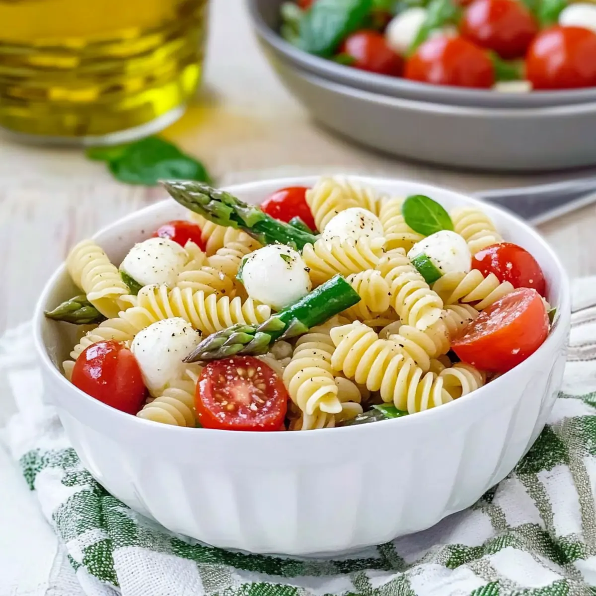 Spring Pasta Salad with Asparagus