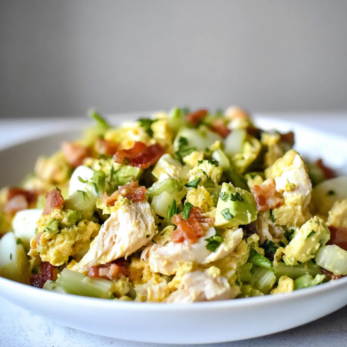 Low Carb Chicken Egg Salad