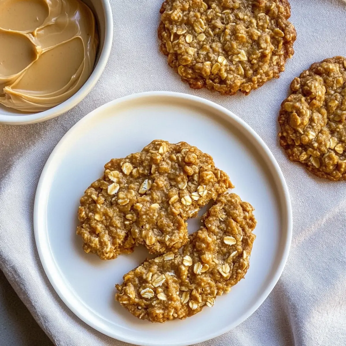 Peanut Butter Oatmeal Cookies