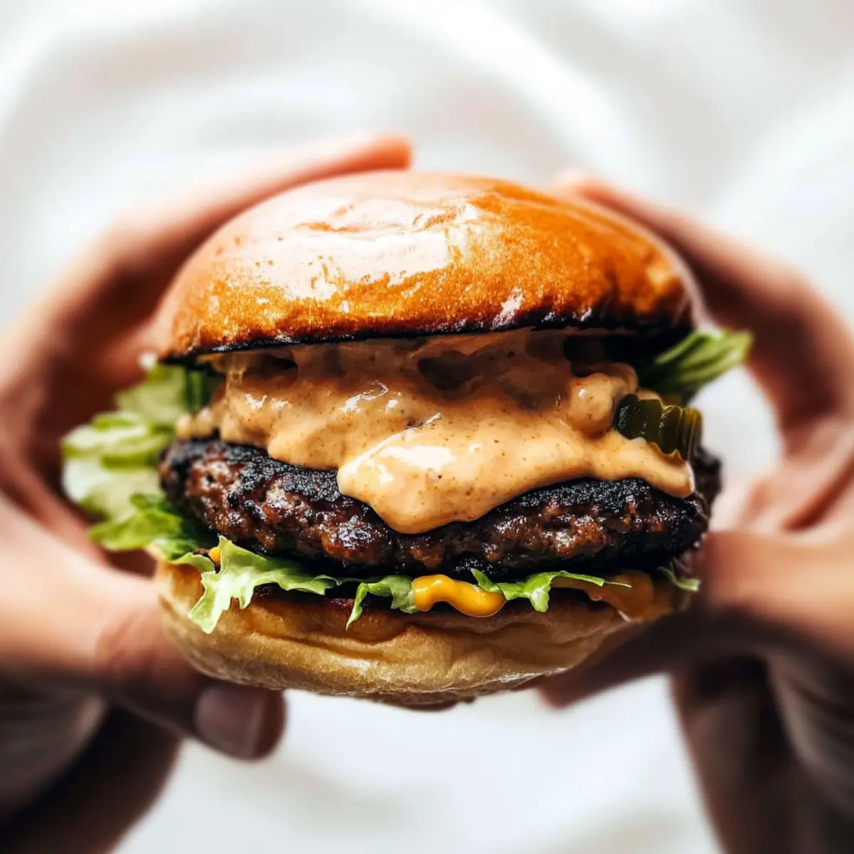 Smash Burgers with House Sauce