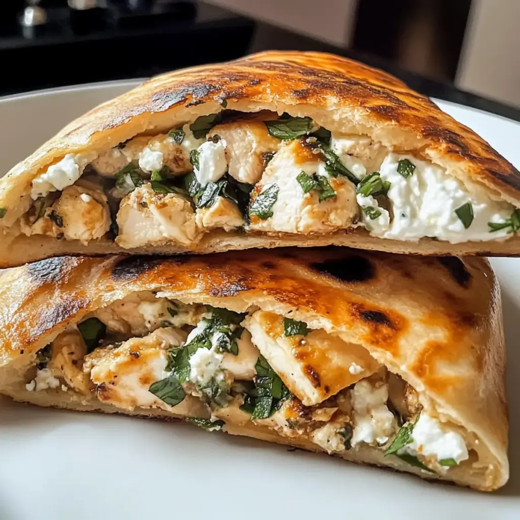 Pita with Chicken & Feta