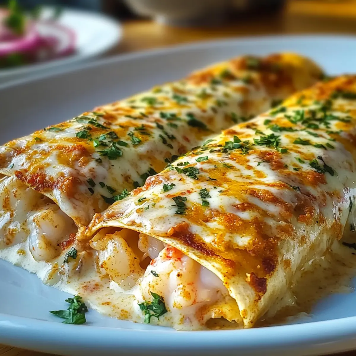 Seafood Enchiladas