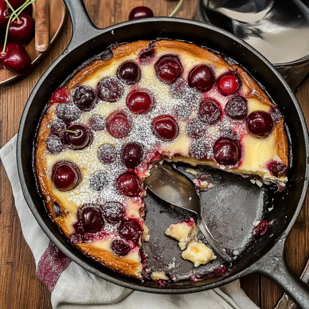 French Cherry Clafoutis
