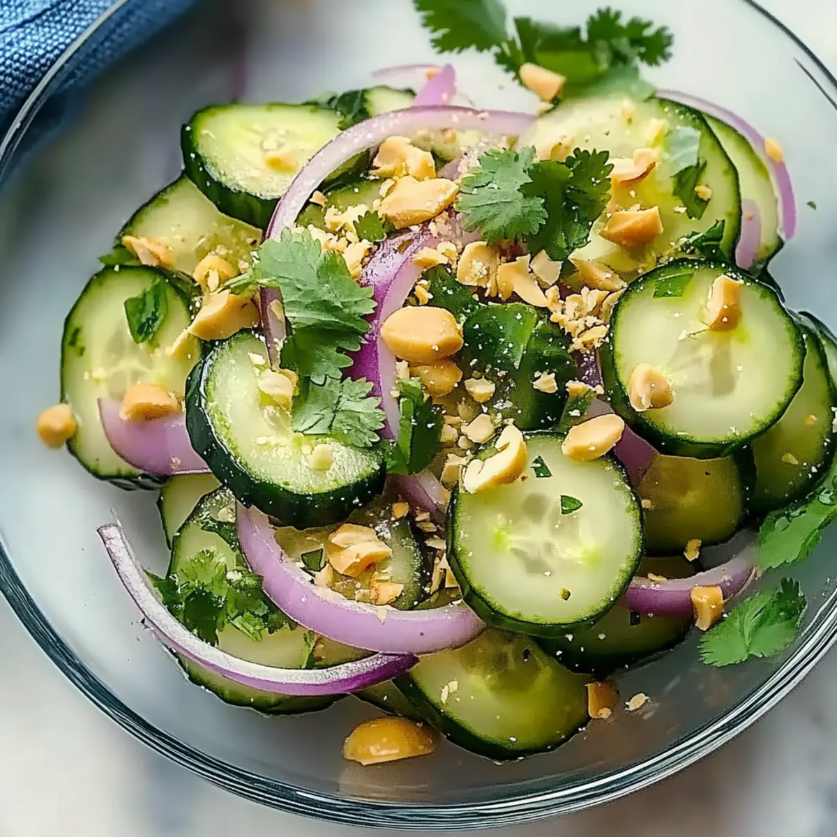 Juicy Thai Cucumber Salad