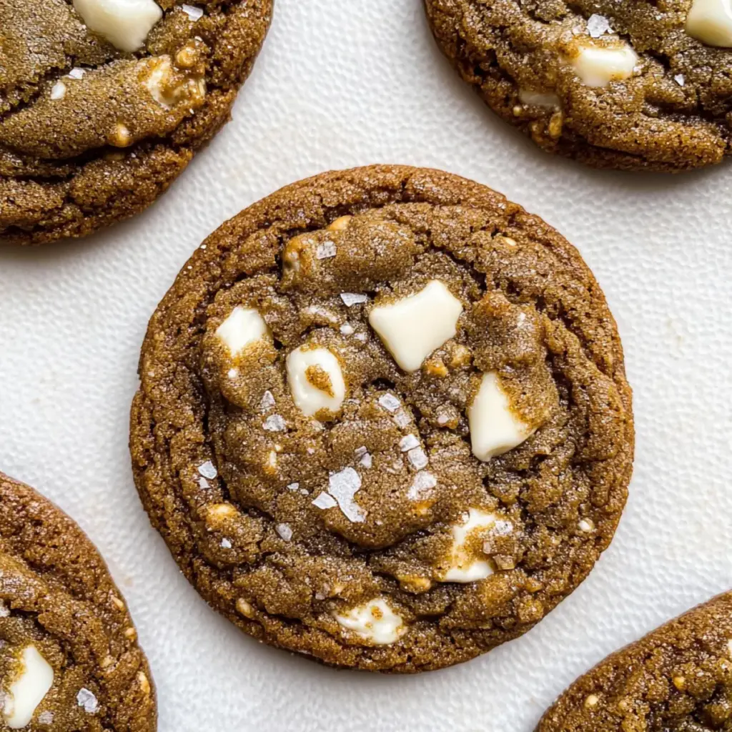Hojicha White Chocolate Cookies