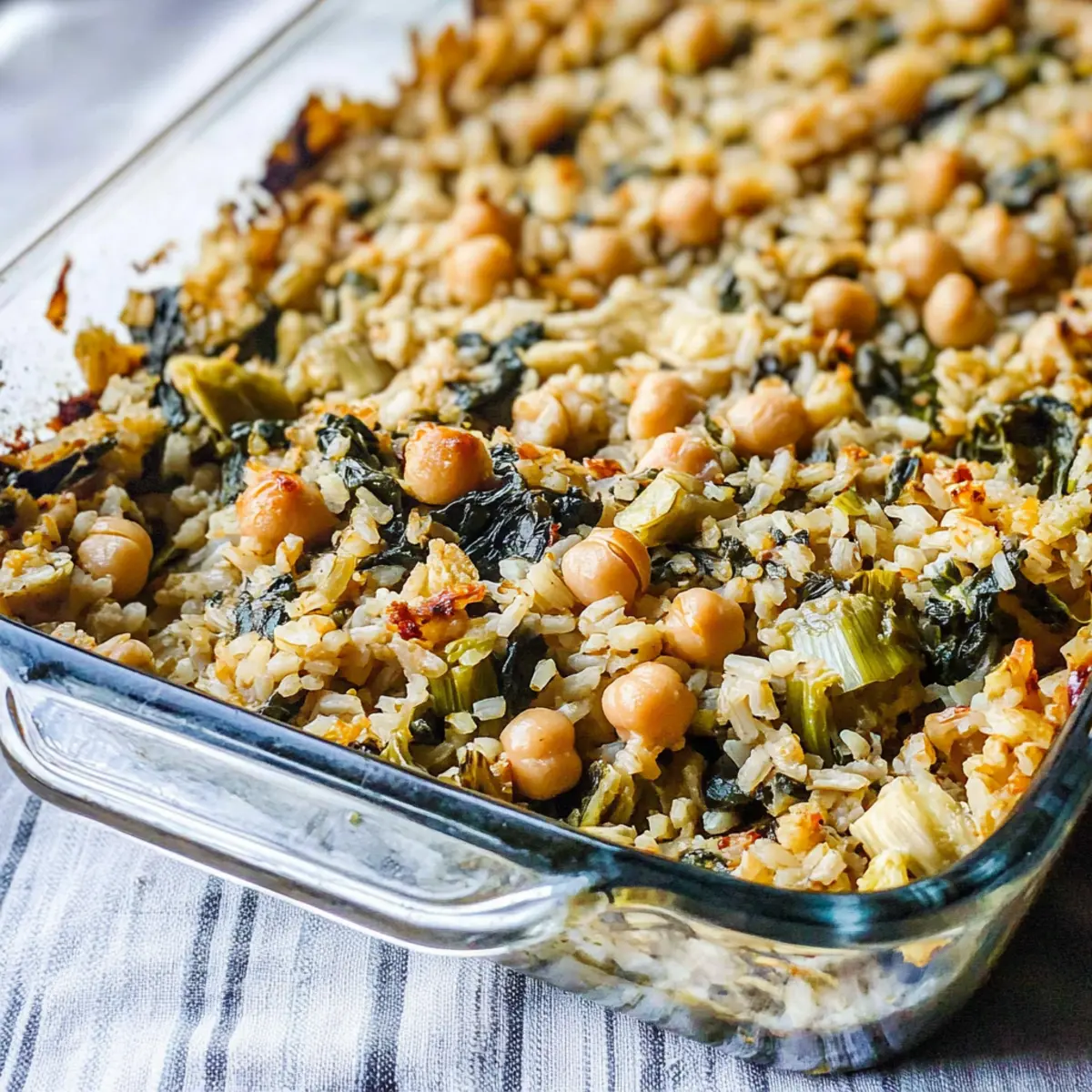 Chickpea Brown Rice Spinach