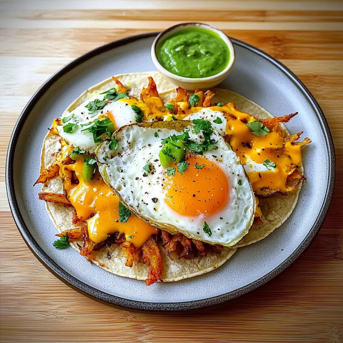 Potato, Egg & Cheese Taco