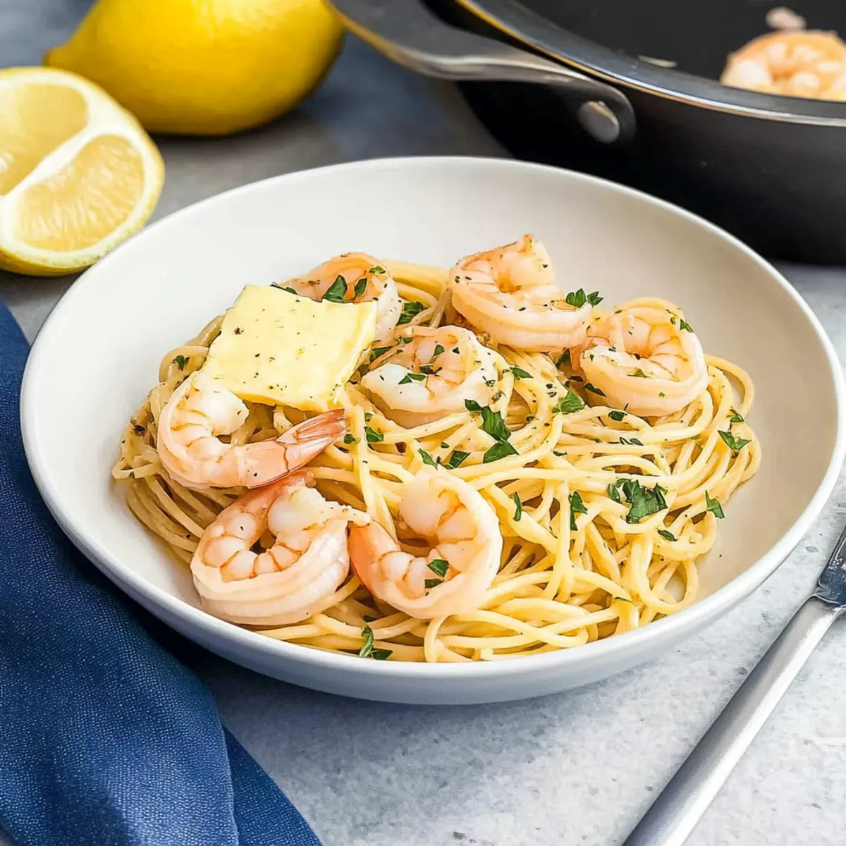 Garlic Butter Shrimp Pasta