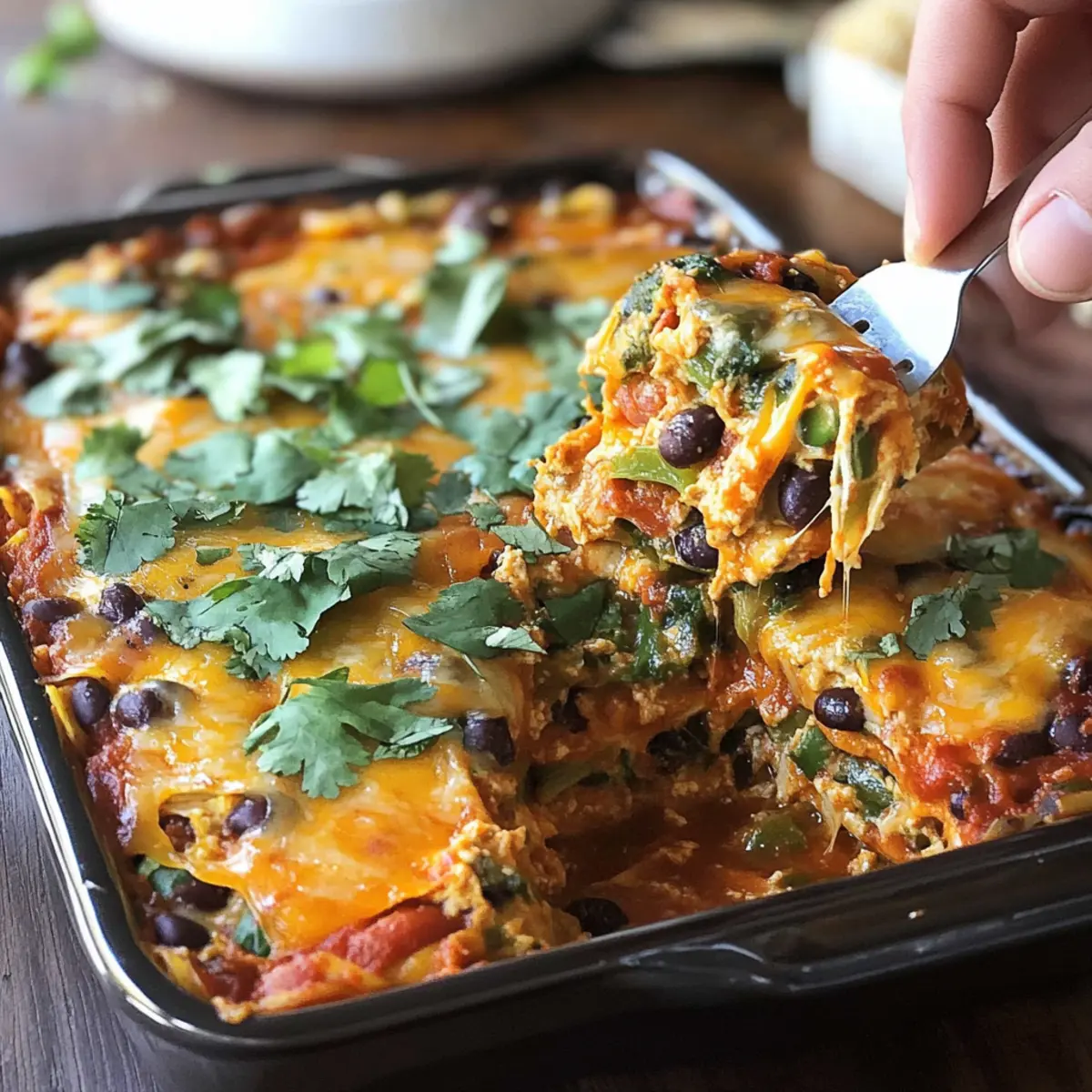 Vegetarian Mexican Lasagna