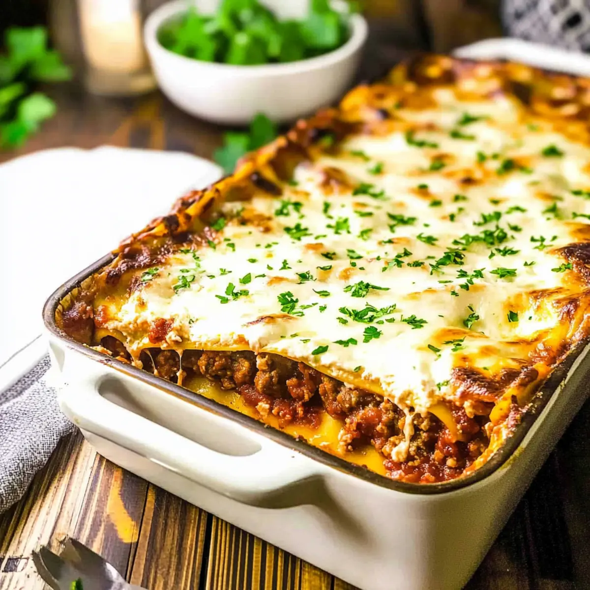 Meatball Lasagna