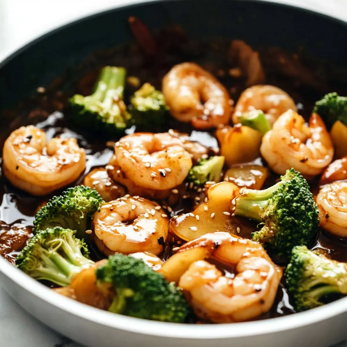 Teriyaki Shrimp Broccoli Stir Fry