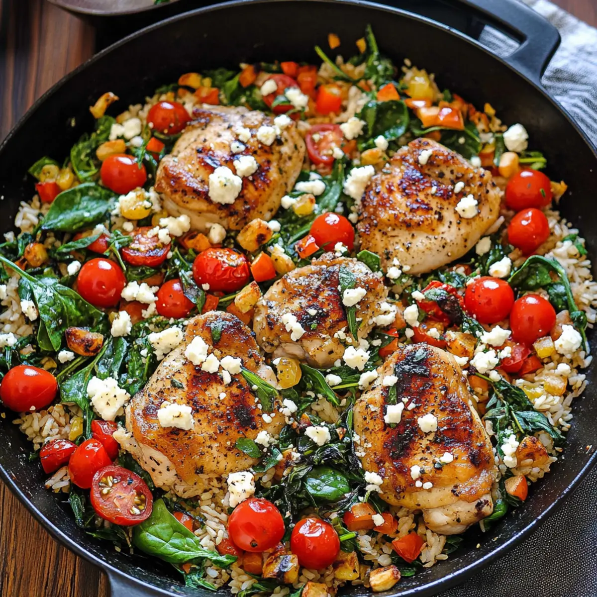 Greek Chicken and Lemon Rice