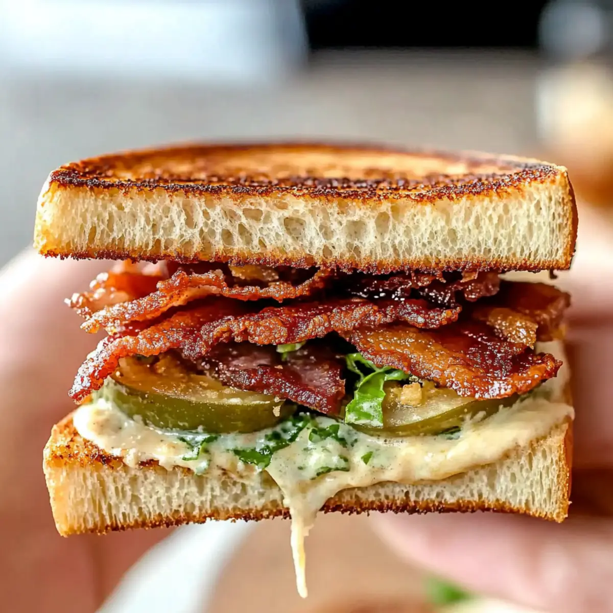 Fried Green Tomato BLT Sandwich