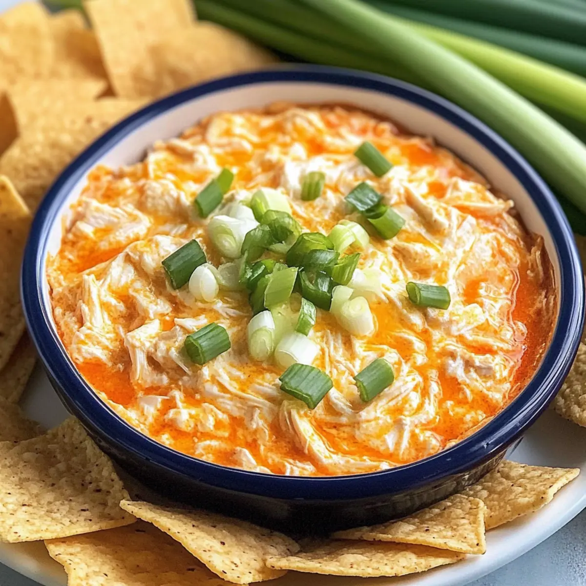 Crockpot Buffalo Ranch Chicken Dip