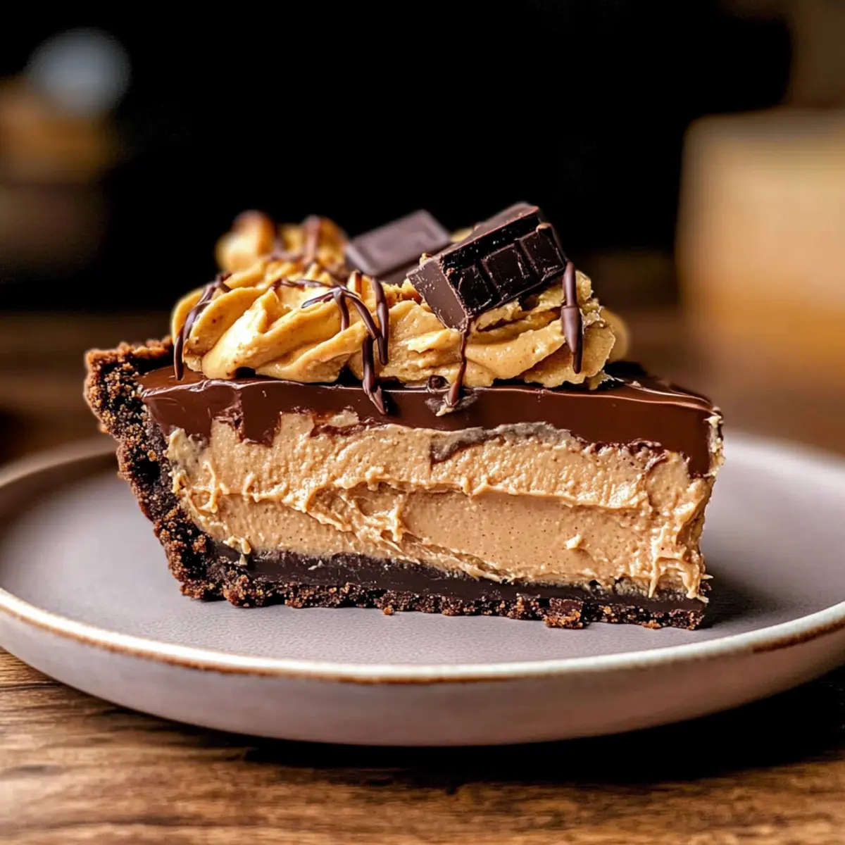 Chocolate Peanut Butter Pie