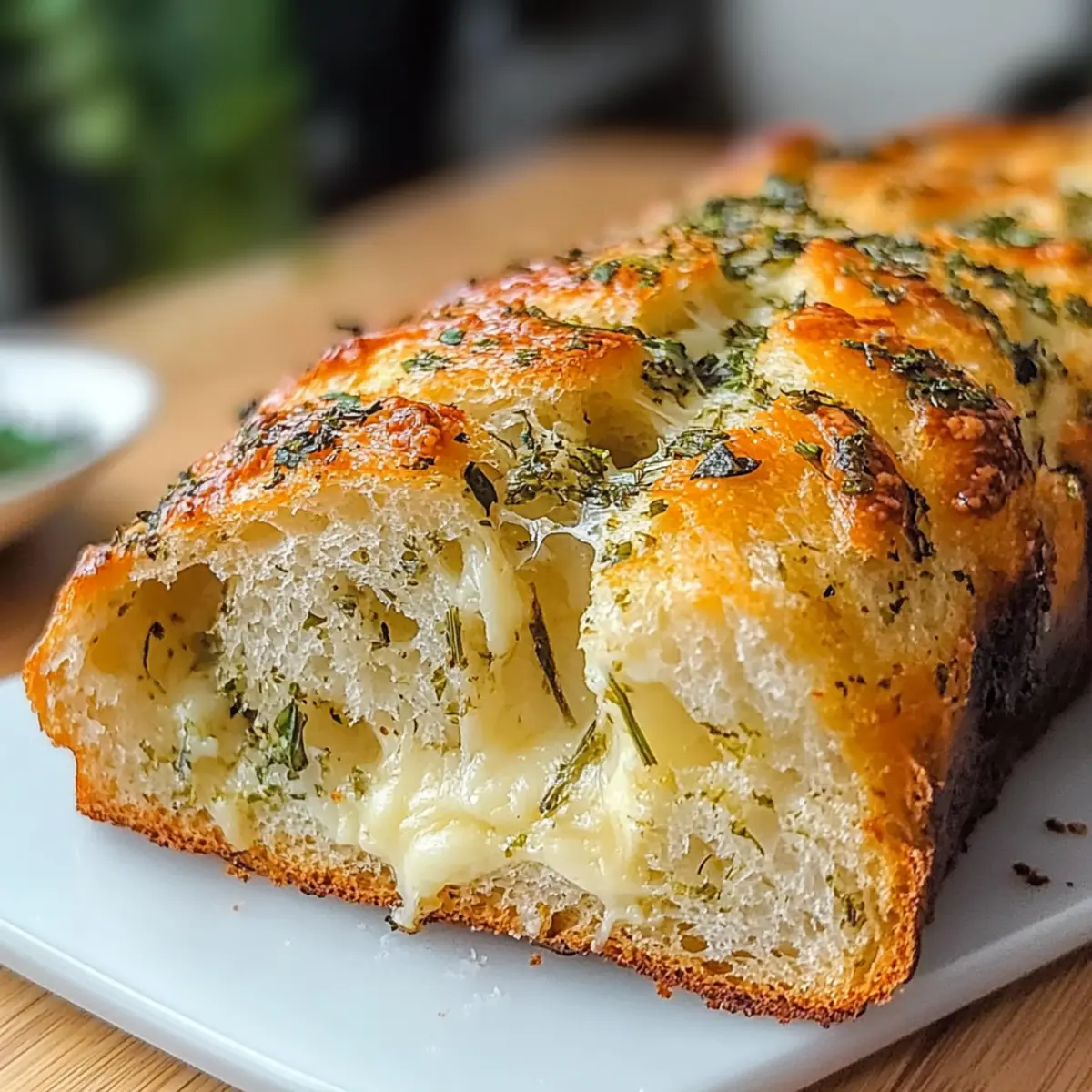 Italian Herbs and Cheese Bread