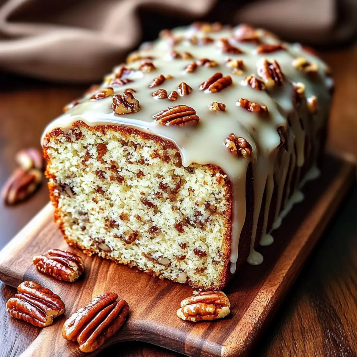 Butter Pecan Cake Loaf