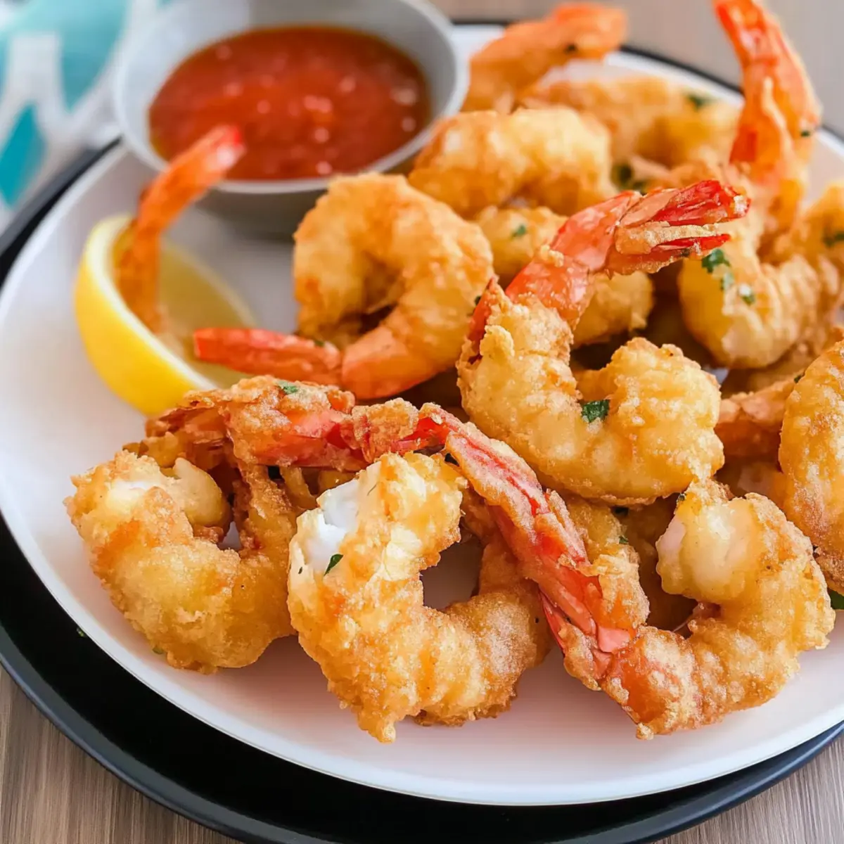 Deep Fried Battered Prawns