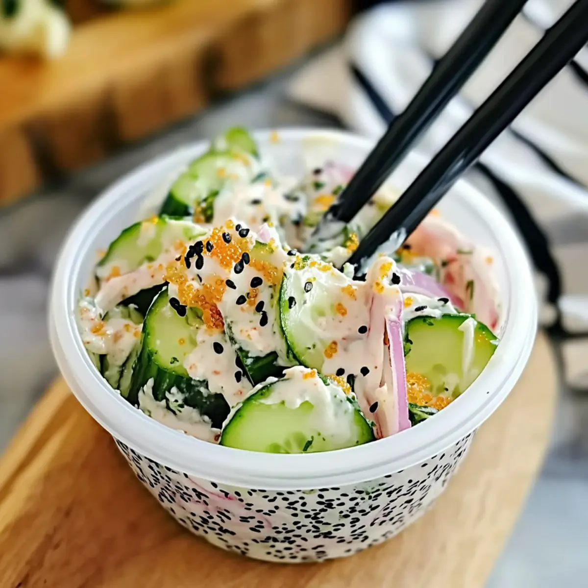 Sushi Cucumber Salad