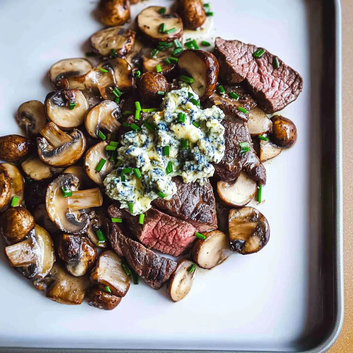 Steak Tips with Mushrooms