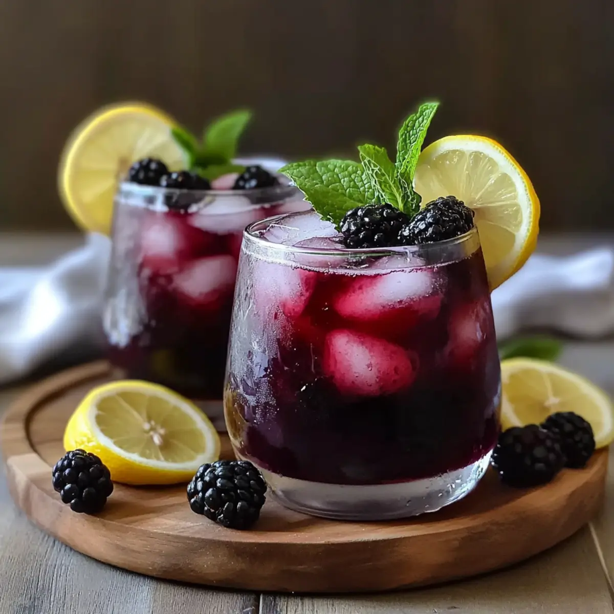 Blackberry Lemon Mocktail