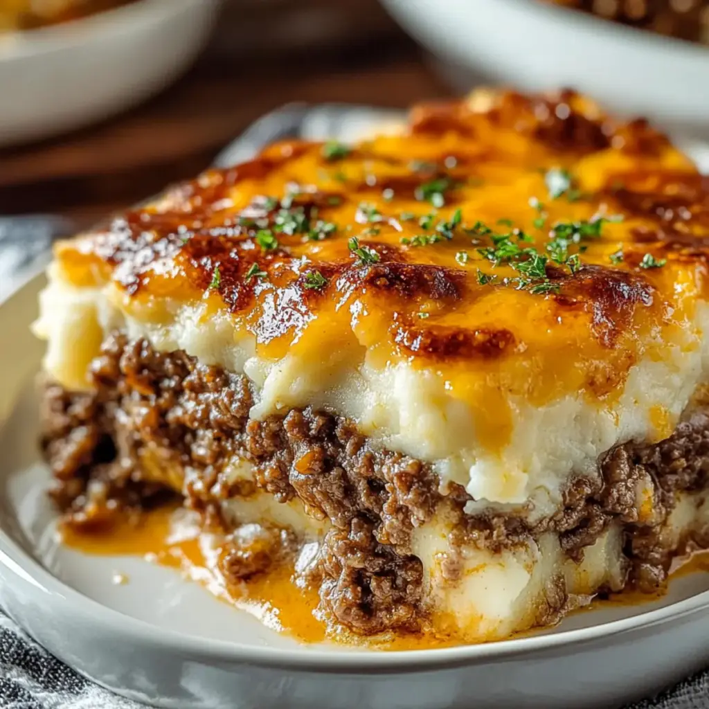 Mashed Poato Cheese Meatloaf