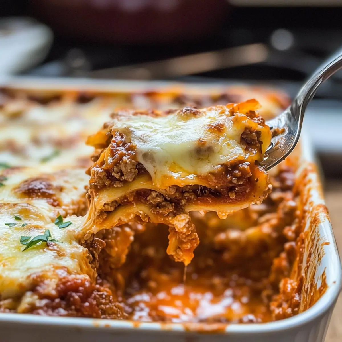 Mom’s Cottage Cheese Lasagna