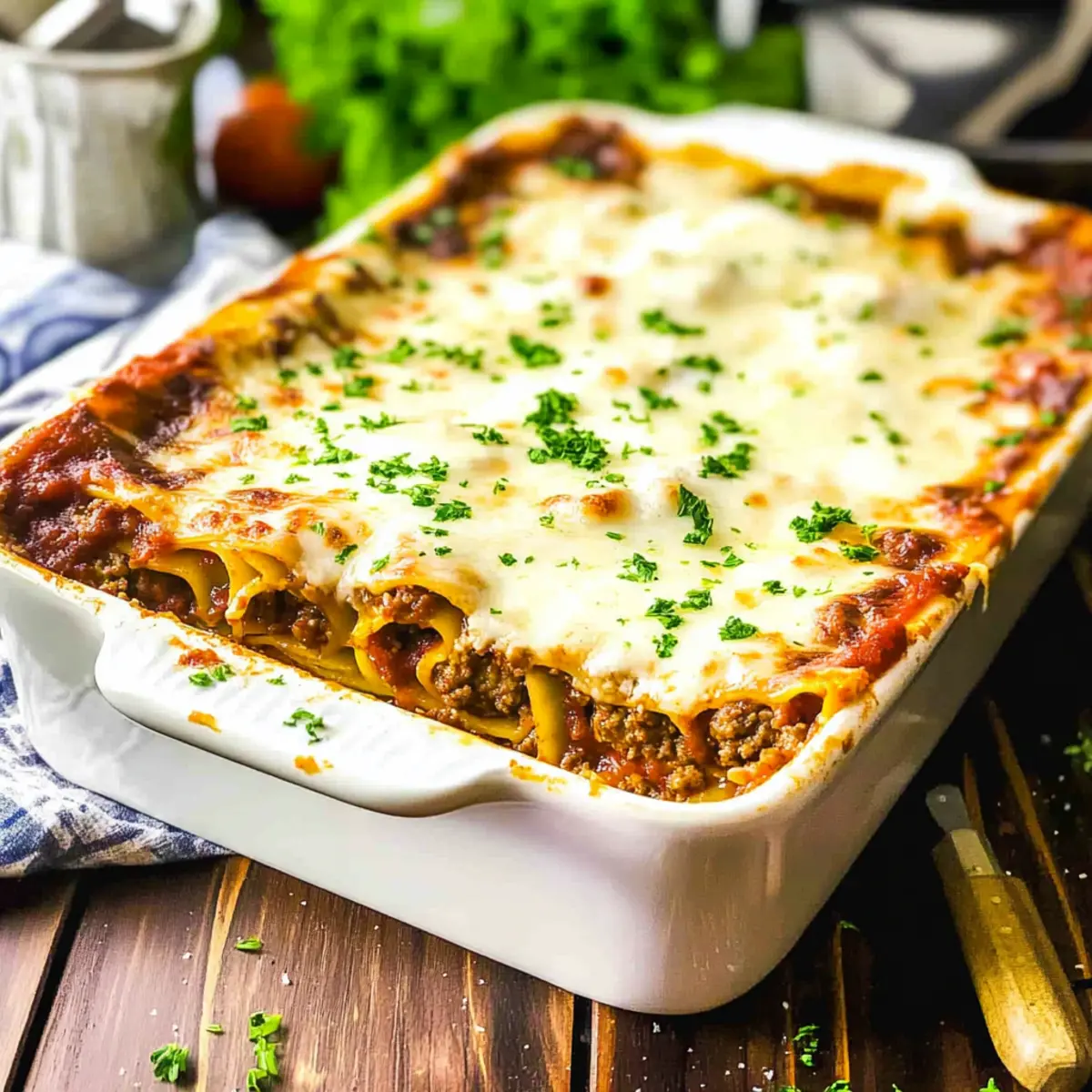 Meatball Lasagna