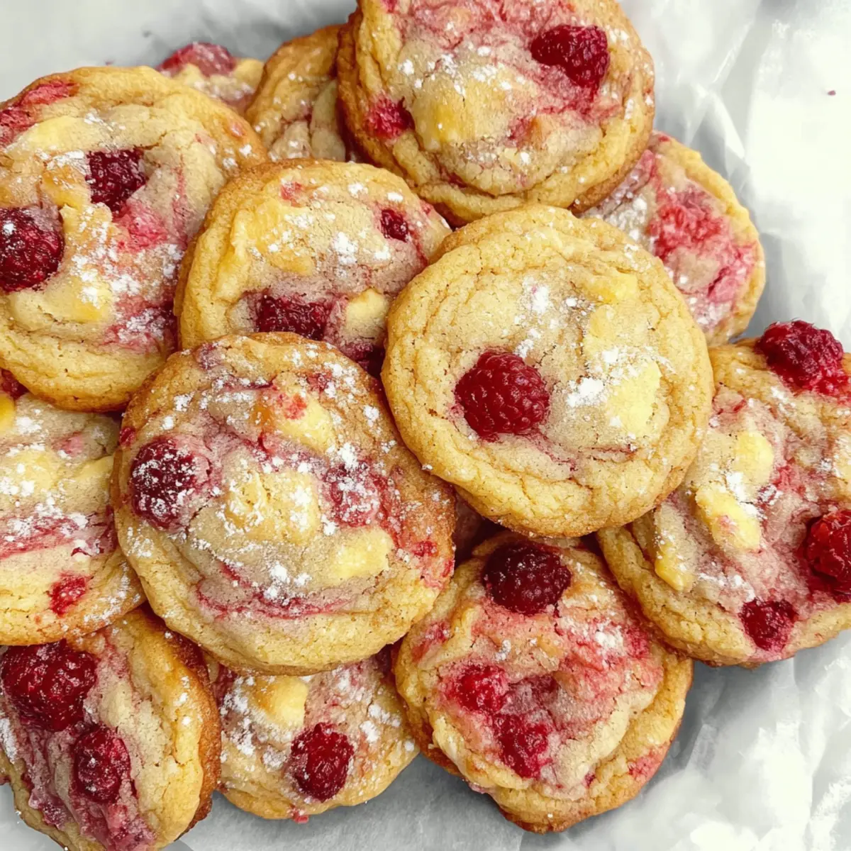 Lemon Raspberry Cookies