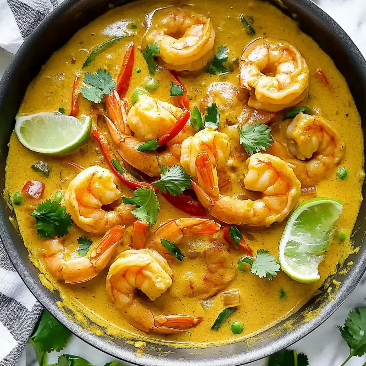 Thai Coconut Curry With Shrimp