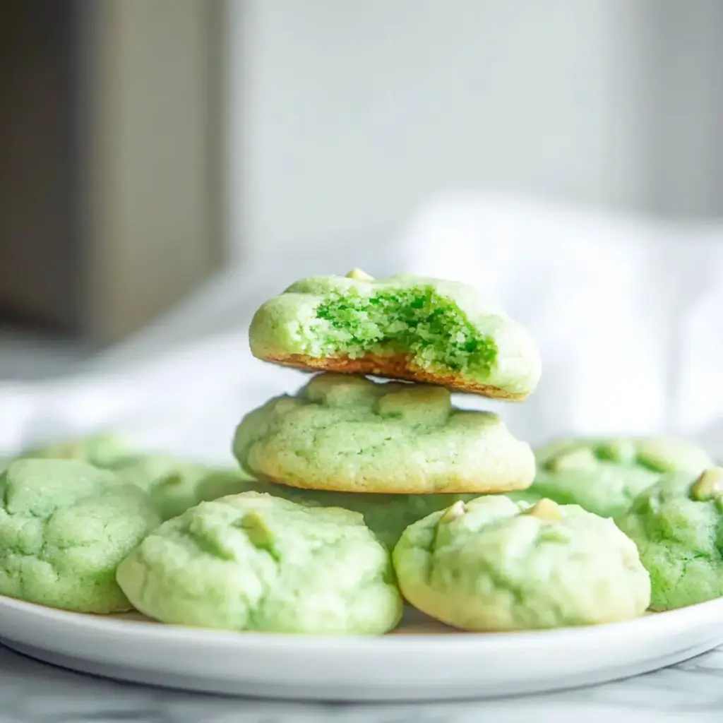 Pistachio Pudding Cookies